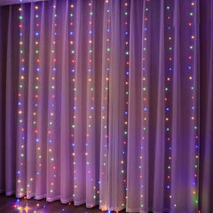 Christmas Curtain Lights