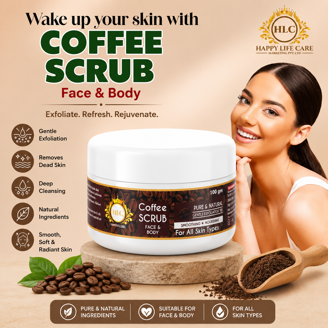 Coffee Scrub – Face & Body