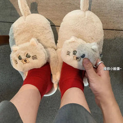 Cuddly Hug Cat Slippers