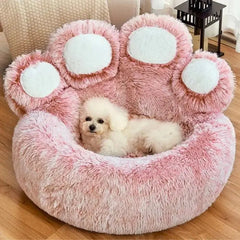 Pet Bear Paw Shape House Bed